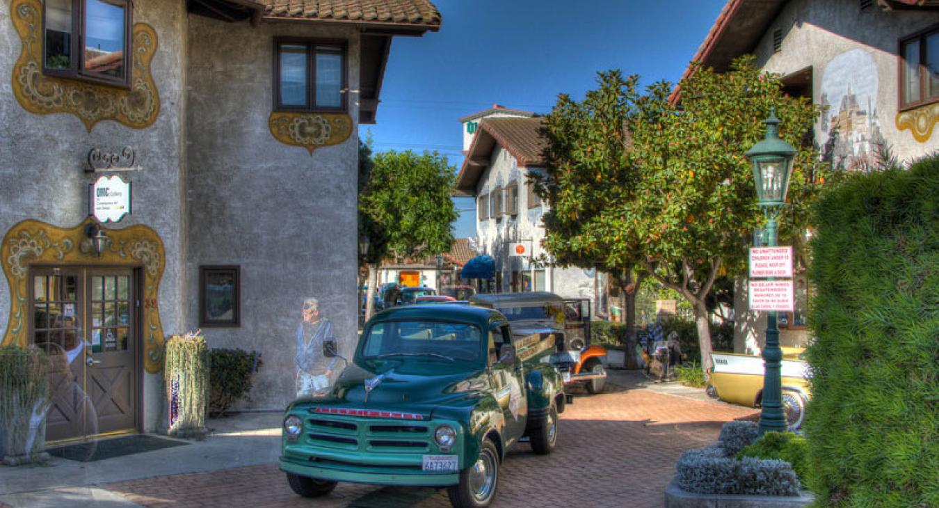 The Old World Village Vintage Car